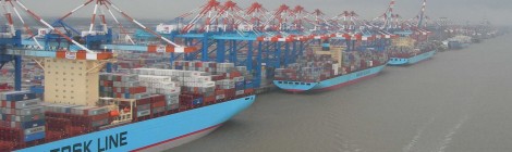 Maersk Line acerta compartilhamento de navios com MSC e Mitsui
