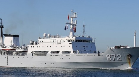 Navio de pesquisas da Marinha chinesa visita Salvador