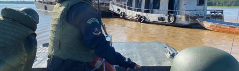 Forças Armadas reforçam monitoramento de navegação na região Amazônica