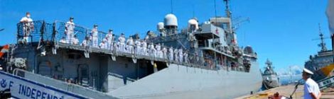 Navio da Marinha na missão de paz no Líbano volta ao Brasil