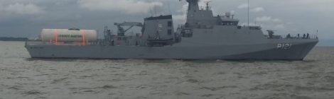 Marinha transporta tanque de oxigênio para atender hospitais de Manaus