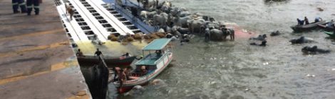 Marinha realiza plano de salvamento de navio que naufragou no Pará