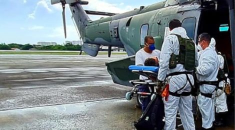 Salvamar Nordeste realiza o resgate de tripulante de navio mercante em Pernambuco