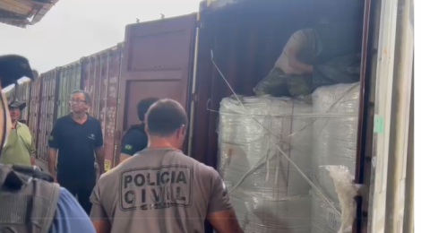 Operação apreende quase 400 quilos de cocaína no Porto de Itaguaí