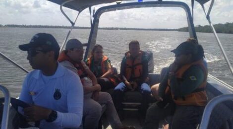 Capitania dos Portos de Sergipe participa de operação interagências para fiscalização no rio Vaza Barris