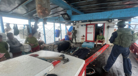 Marinha do Brasil intercepta pesca ilegal de lagostas na costa do Amapá