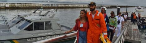Velejadores resgatados: Atuação de Salvamar Leste e Marinha do Brasil salva três vidas