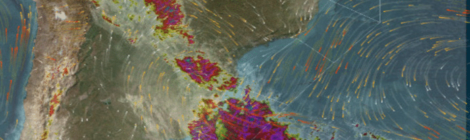 Novo Ciclone extratropical deve atingir o Sul e Sudeste do Brasil