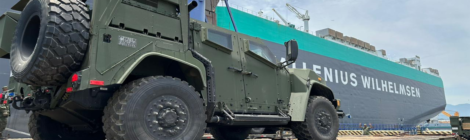Marinha recebe viaturas blindadas que vão ser usadas no Rio durante a GLO