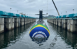 Marinha lança Submarino “Tonelero” ao mar, em Itaguaí (RJ)