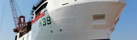 Marinha informa o lançamento ao mar do Navio  ‘Vital de Oliveira’,  na China