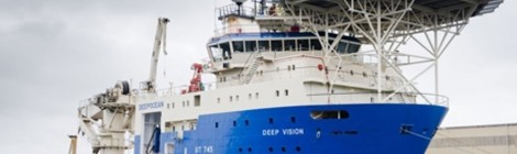 Navio da DeepOcean tem extensão do contrato de operações