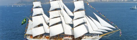 Navio-veleiro cisne branco pode ser visitado pelo público no próximo fim de semana