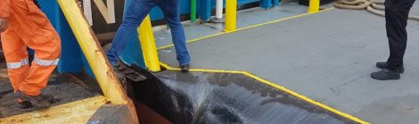 SINCOMAM visita embarcações da TRANSHIP