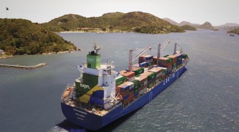 Log-In Logística Intermodal investe em novo navio porta-contêineres