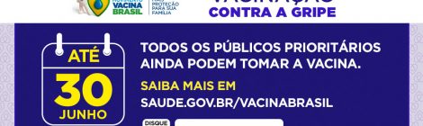 Prorrogada a Campanha de Vacinação contra Gripe