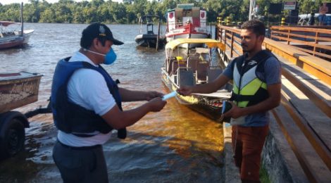 Capitania dos Portos do Maranhão fiscaliza tráfego aquaviário e realiza ações de prevenção à Covid-19