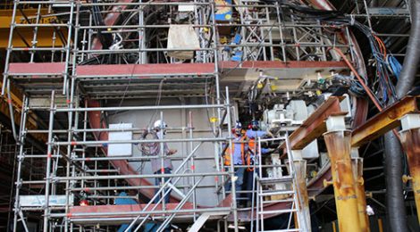 Embarque da Plataforma de Ventilação no Submarino “Tonelero” é realizada em Itaguaí