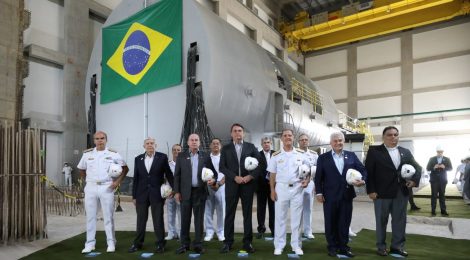 Programa de Desenvolvimento de Submarinos da Marinha avança com montagem de reator