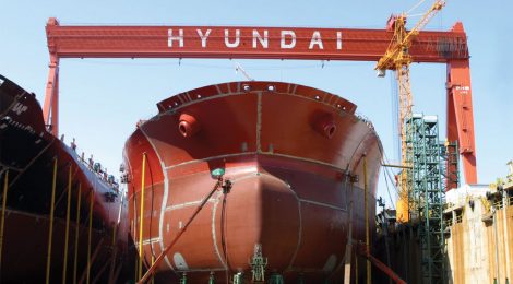 Estaleiros sul-coreanos ultrapassam a China e respondem por mais de 50% dos pedidos de construção naval