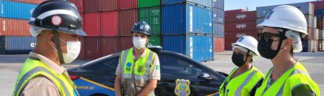 REPRESENTANTES DA AGÊNCIA BRASILEIRA DE INTELIGÊNCIA (ABIN) VISITAM PORTO DE ITAJAÍ