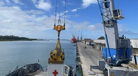 NApOc “Mearim” realiza adestramento com Contêiner de Tratamento de Doenças Infectocontagiosas