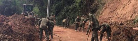 Sete dias de ações da Marinha em Petrópolis
