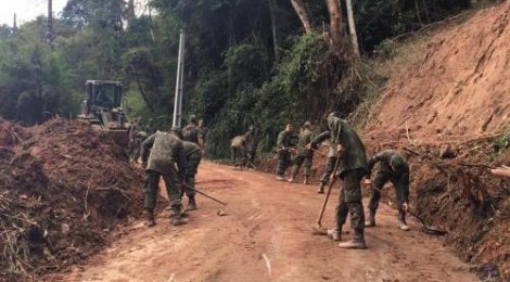 Sete dias de ações da Marinha em Petrópolis