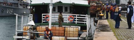 Operação conjunta entre a Marinha e a Polícia Federal apreende embarcação com carga contrabandeada na costa da Bahia