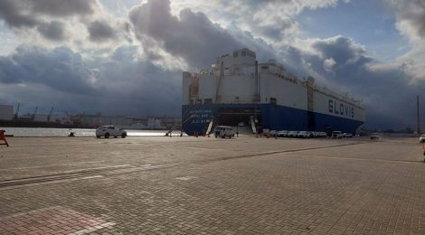 Terminal de Veículos do Porto de Santos bate recorde de embarques em uma única escala