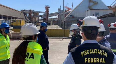 ANTAQ FISCALIZA TERMINAIS DE GRANÉIS SÓLIDOS NO PORTO DE SANTOS