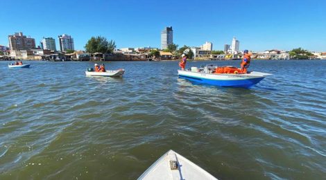 Agência da Capitania dos Portos em Tramandaí realiza adestramento em conjunto com a Transpetro