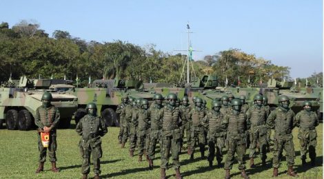 Marinha realiza treinamento para Operações de Paz