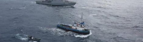 Marinha e FAB apoiam Polícia Federal e interceptam embarcação que navegava na costa brasileira