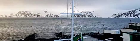 Marinha realiza visita virtual a Estacão Antártica