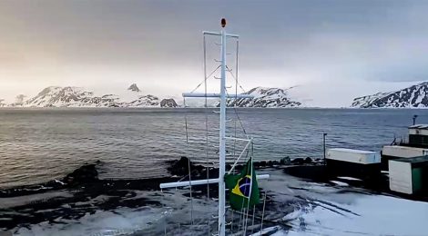 Marinha realiza visita virtual a Estacão Antártica
