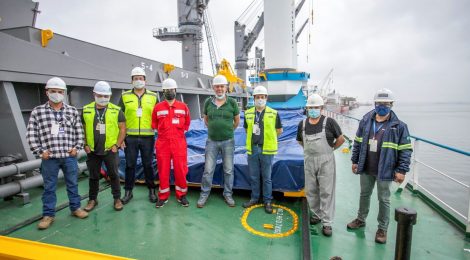 PORTO DE PARANAGUÁ RECEBE NAVIO COM TECNOLOGIA SUSTENTÁVEL INOVADORA