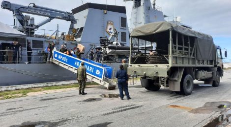 Navio-Patrulha Oceânico “Araguari” chega em Recife com apoio a população