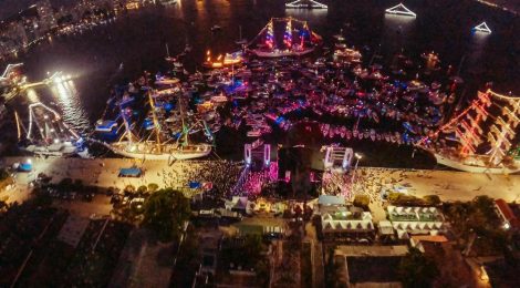 Velas Latinoamerica 2022: NVe “Cisne Branco” atraca em Cartagena