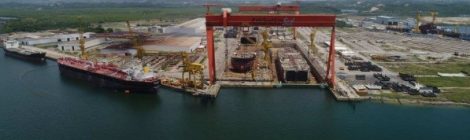 MAIOR NAVEGADORA DO MUNDO ARREMATA TERMINAL DO ESTALEIRO ATLÂNTICO SUL EM SUAPE