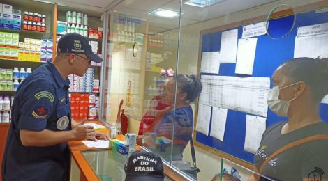 Marinha atende mais de de 1000 ribeirinhos com o apoio do Navio-Auxiliar “Pará”