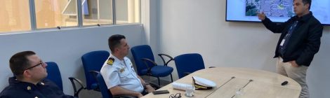 NOVO DELEGADO DA CAPITANIA DOS PORTOS DE ITAJAÍ VISITA SUPERINTENDÊNCIA