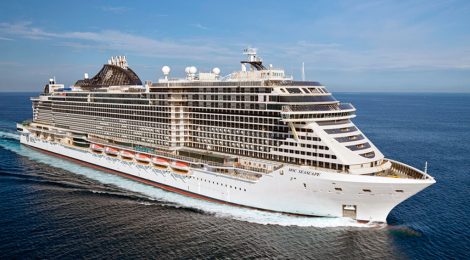 MSC 'Seascape', próximo novo navio da MSC Cruzeiros, conclui testes de navegação