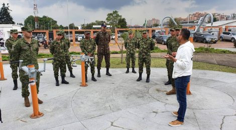 Militares Brasileiros promovem visitas de Instrução aos Alunos de Curso de Desminagem na Colômbia