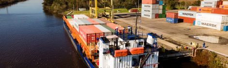 Transporte de contêineres pode reduzir gases do efeito estufa