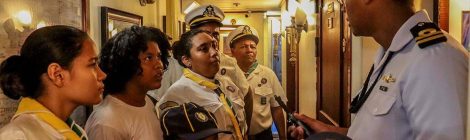 Navio-Veleiro “Cisne Branco” recebe cerca de 5.000 visitantes em Belém (PA)