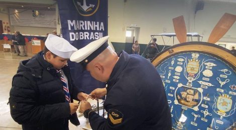 Marinha participa de exposição durante as comemorações do 10º aniversário de Grupo Escoteiro do Mar