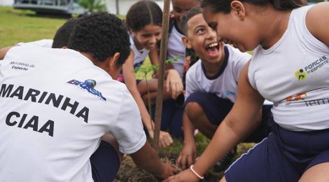 Crianças do Profesp comemoram Dia Nacional da Árvore no CIAA