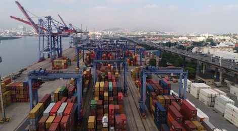 Portos da Docas do Rio movimentam 40 milhões de toneladas de janeiro a agosto
