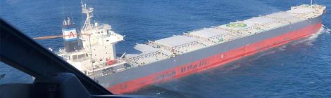 Marinha resgata tripulante de Navio Mercante em área marítima do Rio Grande do Sul